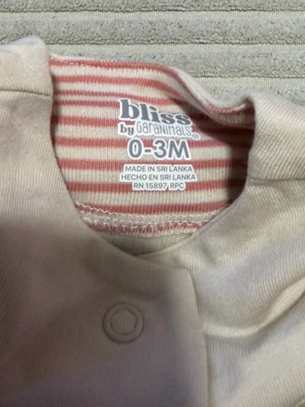 Bliss Pink Striped Bodysuit with Cream Top & Pants